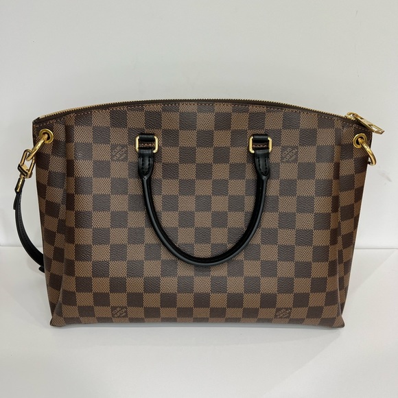 💎 Authentic 💎 Louis Vuitton Damier Ebène Odeon Tote MM in Impeccable Condition - Picture 5 of 16